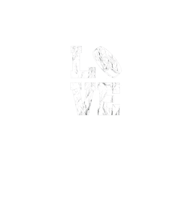 Love hockey model negru pe tricou
