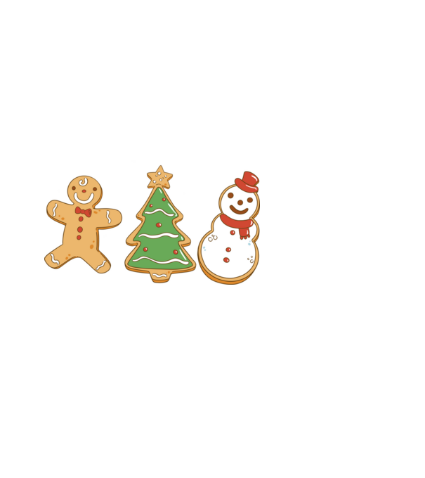 christmas cookies model negru pe tricou