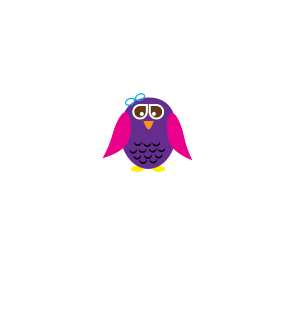 Owl model roz deschis pe tricou