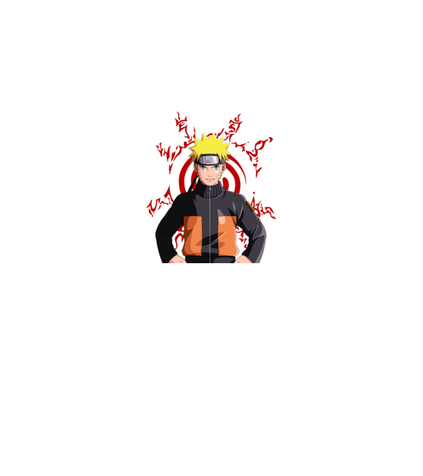NARUTO model negru pe tricou
