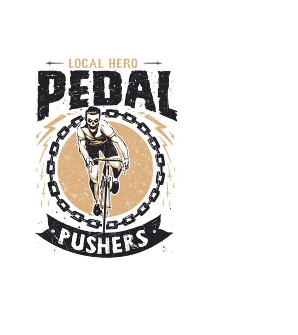 Pedal Pushers model negru pe tricou