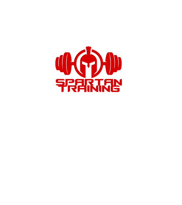 Spartan Training model negru pe tricou