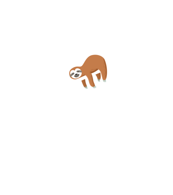 Just do it later sloth model turcoaz pe tricou