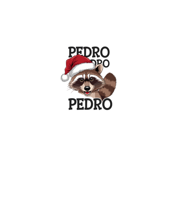 Pedro pedro xmas model alb pe tricou