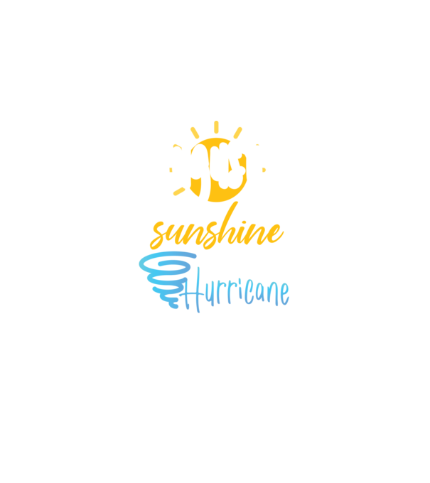 August Girls are Sunshine mixed with a little Hurricane model negru pe tricou