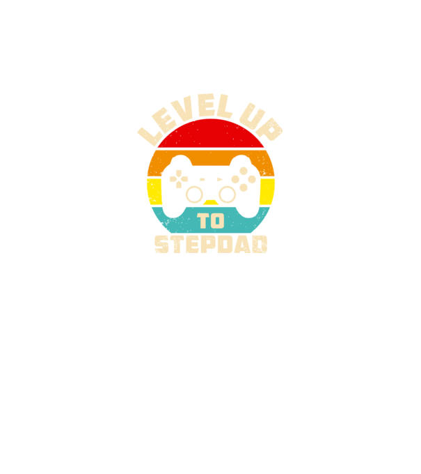 Level Up Stepdad model gri pe tricou