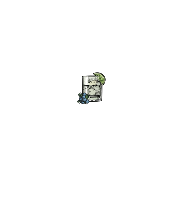 Let the fun be gin model negru pe tricou