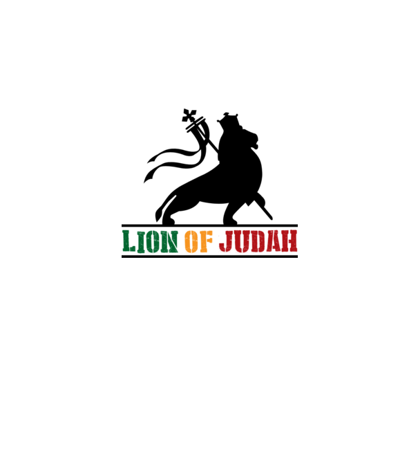 Lion Of Judah model alb pe tricou