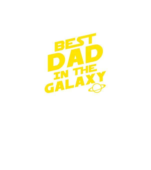 Best dad in the galaxy model verde neon pe tricou