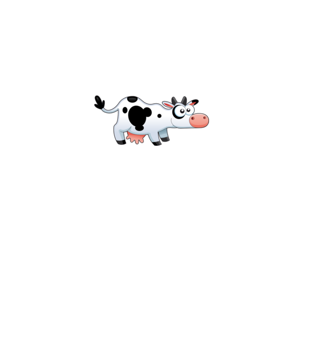 Cow model albastru regal pe tricou