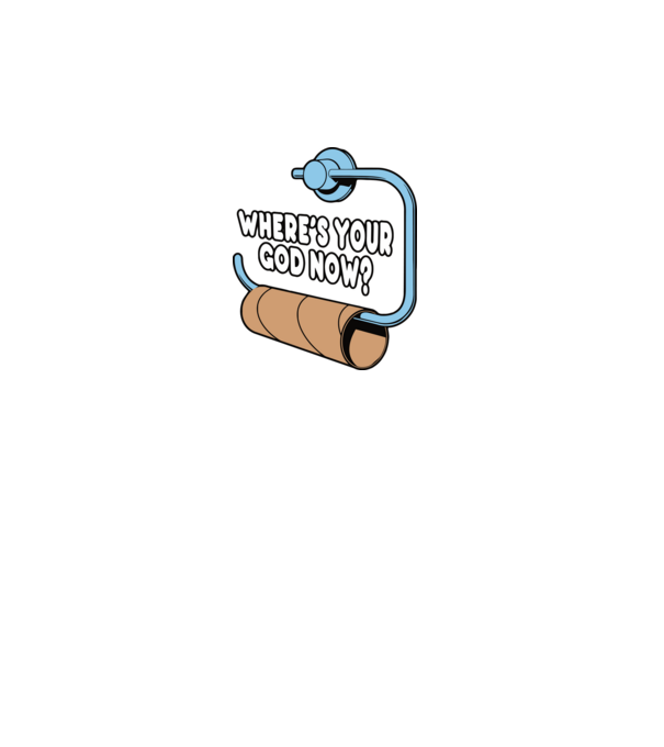 Where's your god now model negru pe tricou