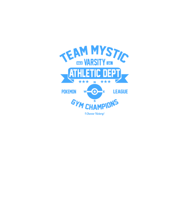 Mystic champions model negru pe tricou