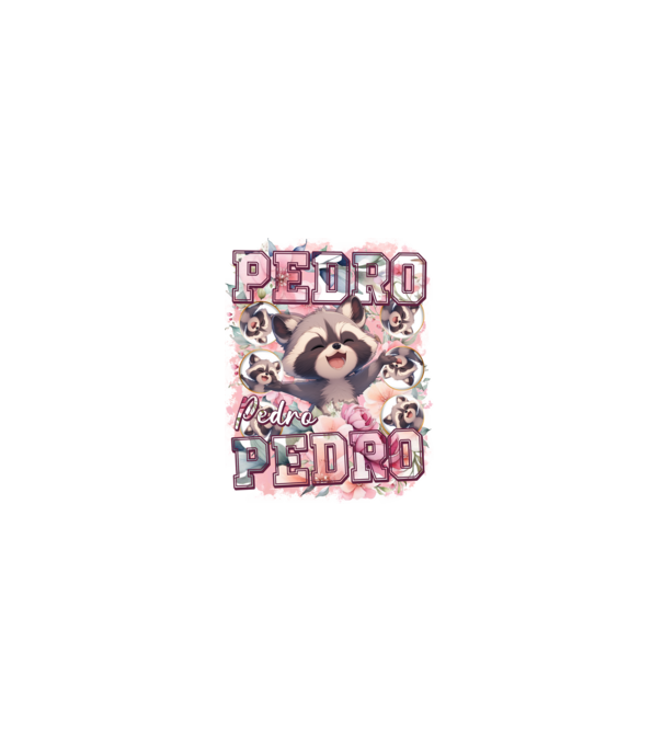 Girly Pedro model albastru deschis pe tricou