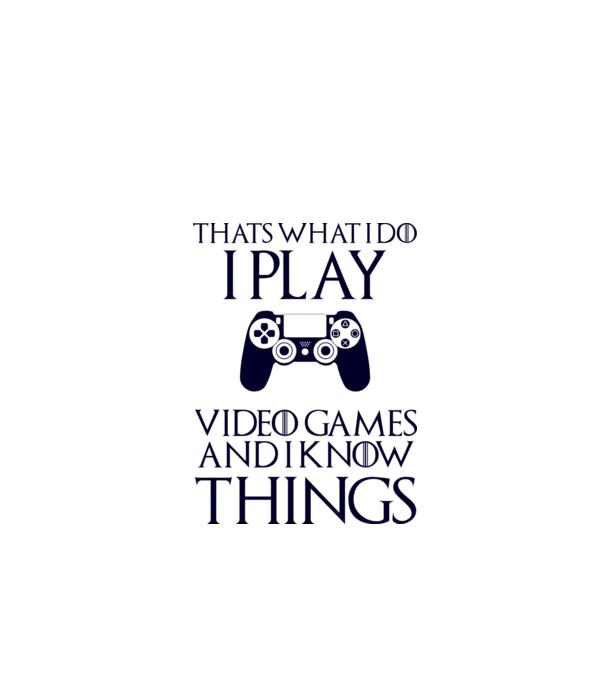 Gaming of Thrones model alb pe tricou