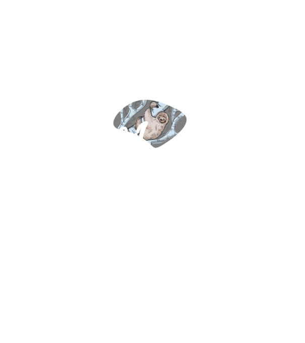 what does the sloth say model turcoaz pe tricou