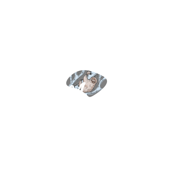 what does the sloth say model negru pe tricou