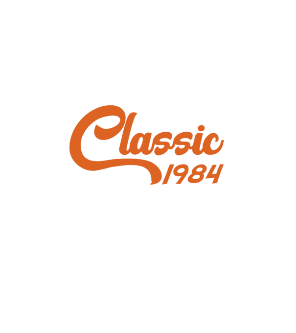 1984 Classic model alb pe tricou