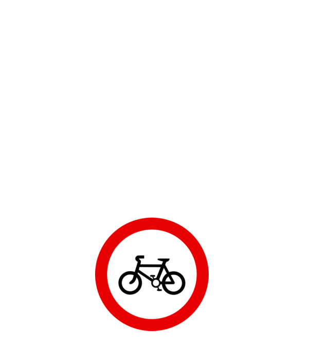 Pistă pentru Biciclete model negru pe tricou