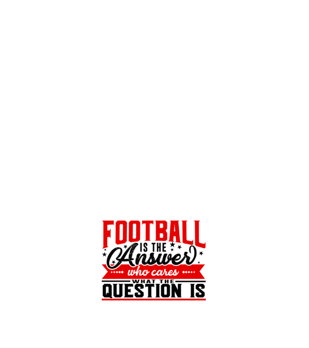 Sport is the answer FOTBALIST model negru pe tricou