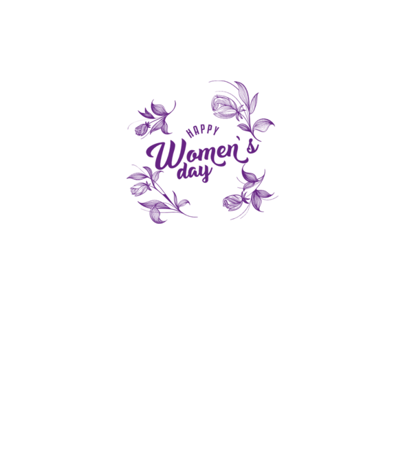 'Happy women''s day' model alb pe tricou