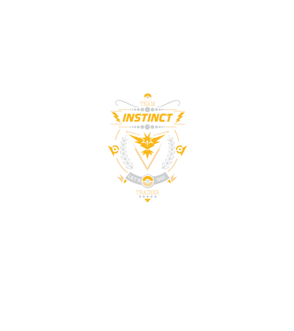 Instinct team model negru pe tricou