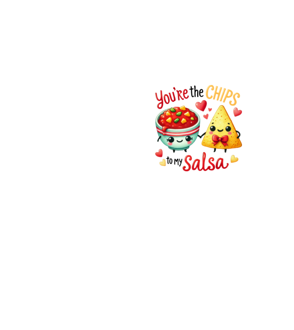 Chips to my Salsa model galben neon pe tricou