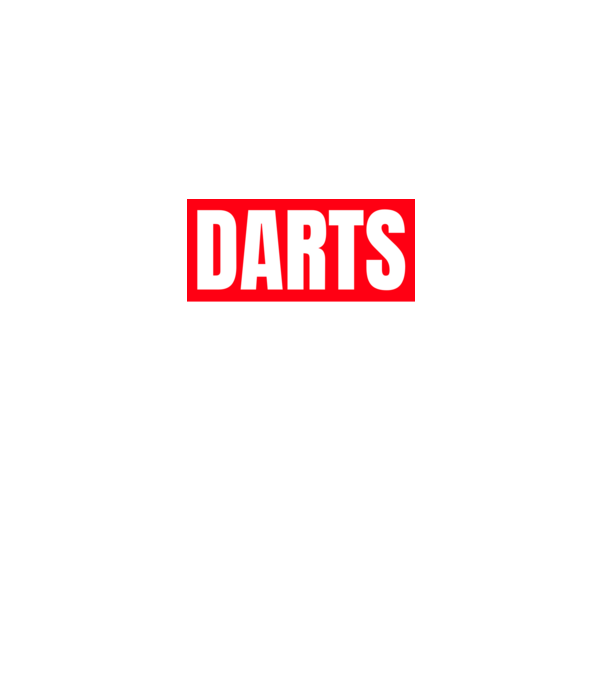DARTS HERO model negru pe tricou