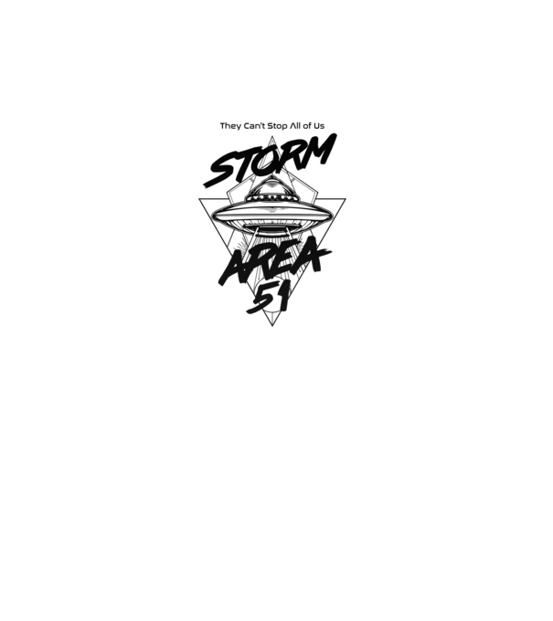 storm area ufo black model alb pe tricou