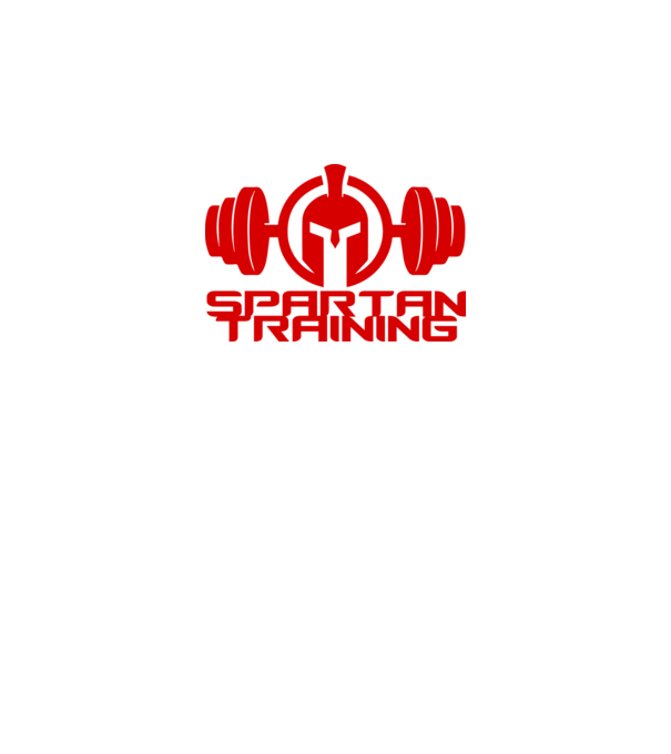 Spartan Training model negru pe tricou