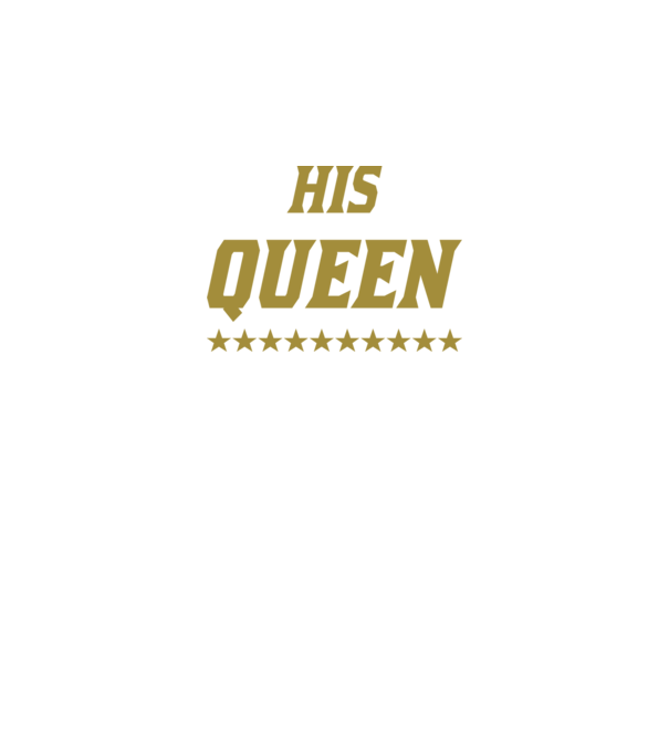 His Queen model verde neon pe tricou