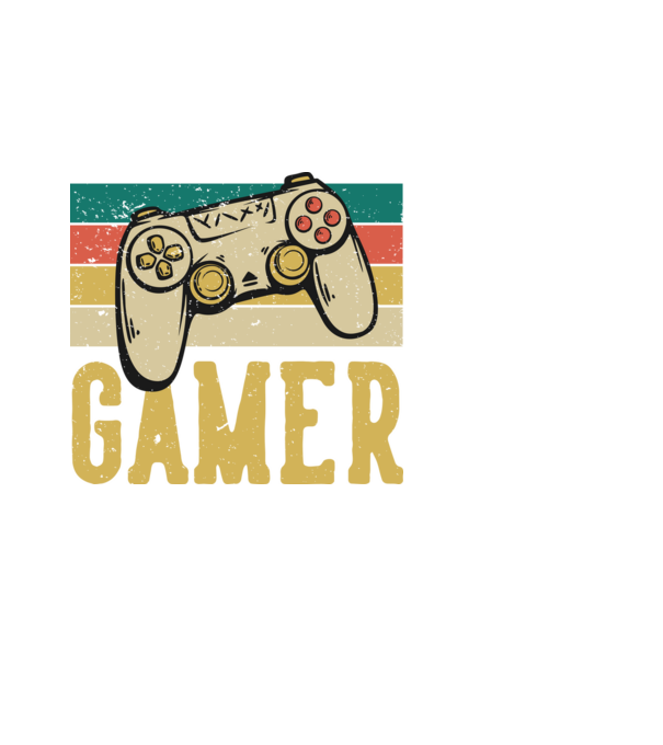 Retro gamer model alb pe tricou