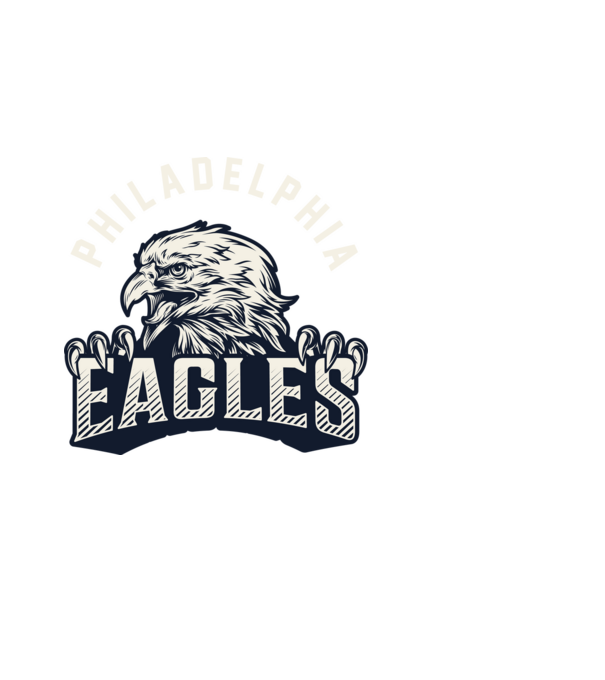Philadelphia Eagles model alb pe tricou