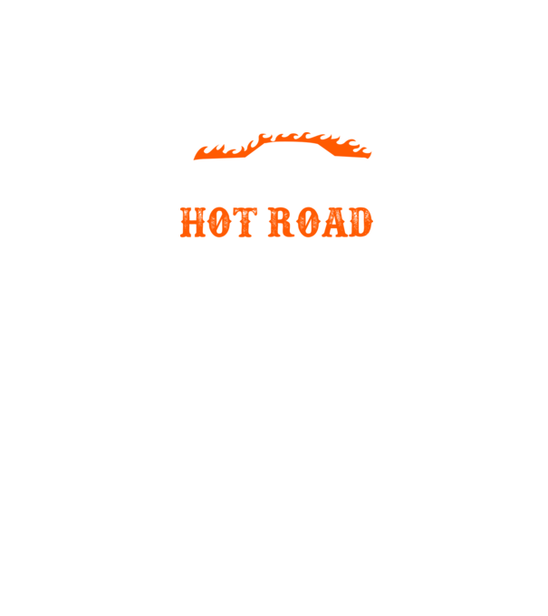 Hot road cartel model negru pe tricou