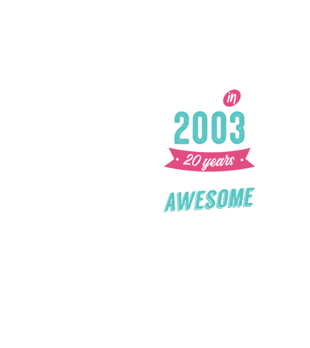 Made in 2003 model galben neon pe tricou