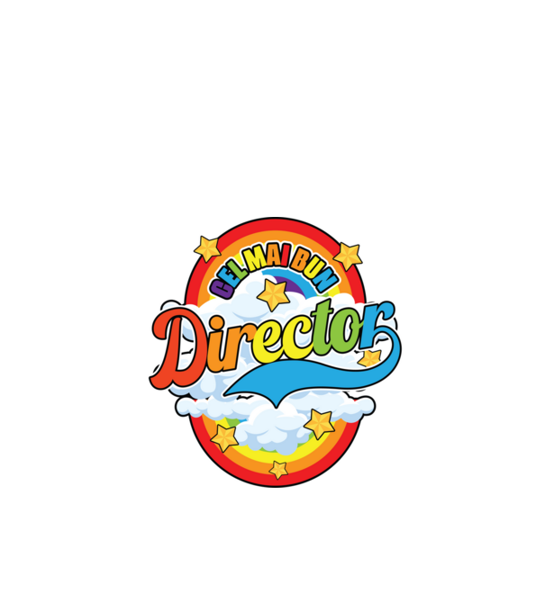 Cel mai bun director model negru pe tricou