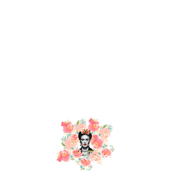 Frida Kahlo 2 model alb pe tricou