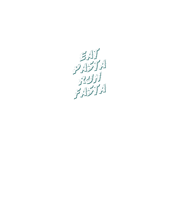 eat pasta run fasta model gri pe tricou