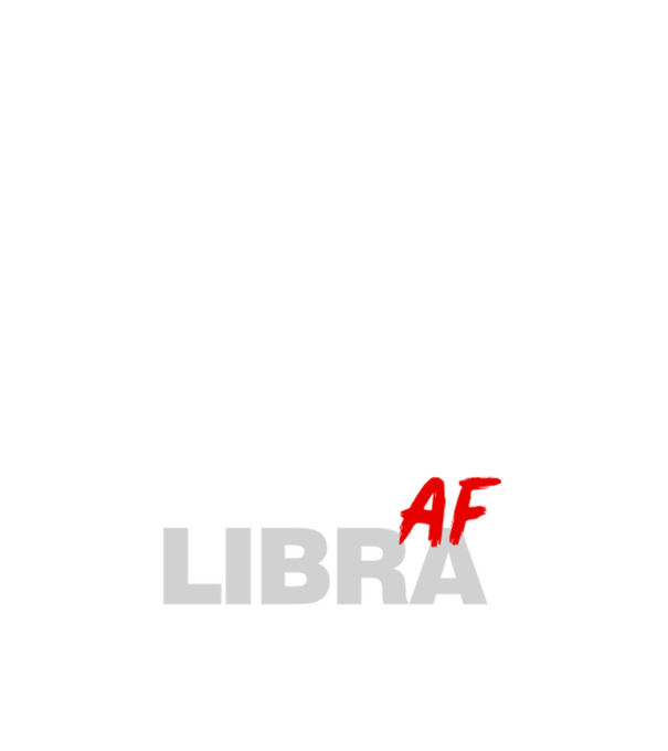 LIBRA as fuck model albastru închis pe tricou