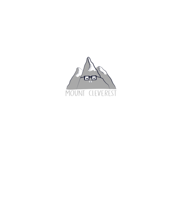 Mount cleverest model gri pe tricou