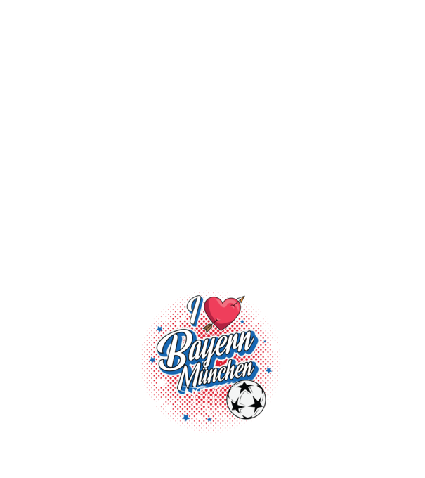 Popart Bayern model negru pe tricou