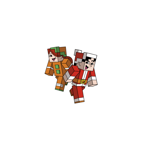 Minecraft christmas ugly sweater model negru pe tricou