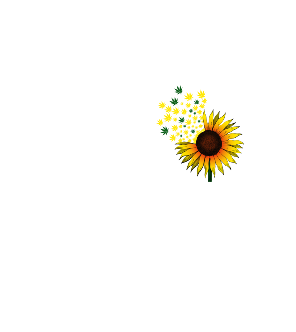 Sunflower Weed model galben neon pe tricou