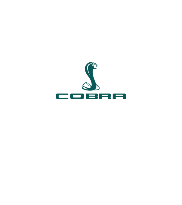 Cobra model alb pe tricou