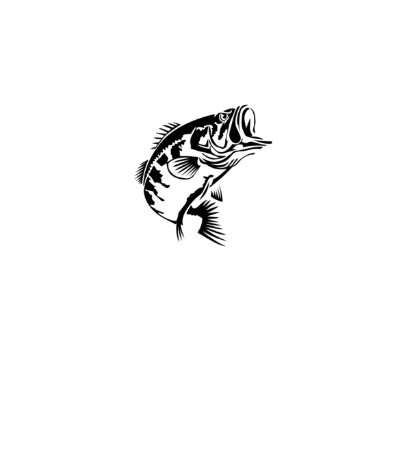 AngryFish model alb pe tricou