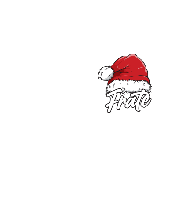 frate Santa Hat model galben neon pe tricou