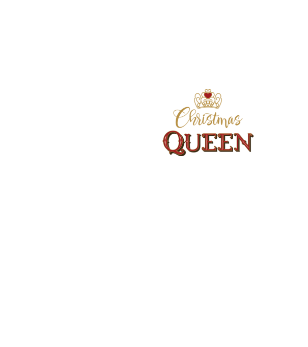 Christmas Queen model galben neon pe tricou