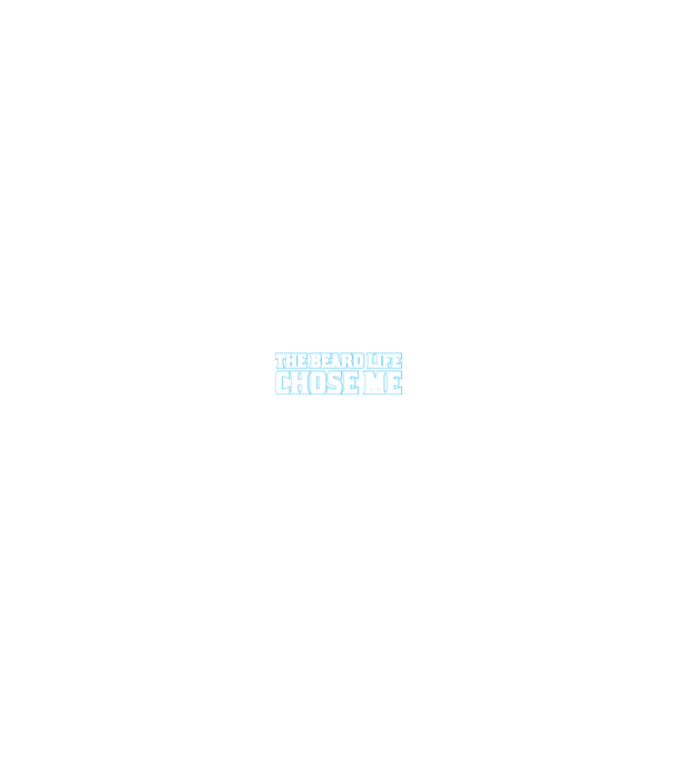 'I didn''t choose the beard life' model negru pe tricou