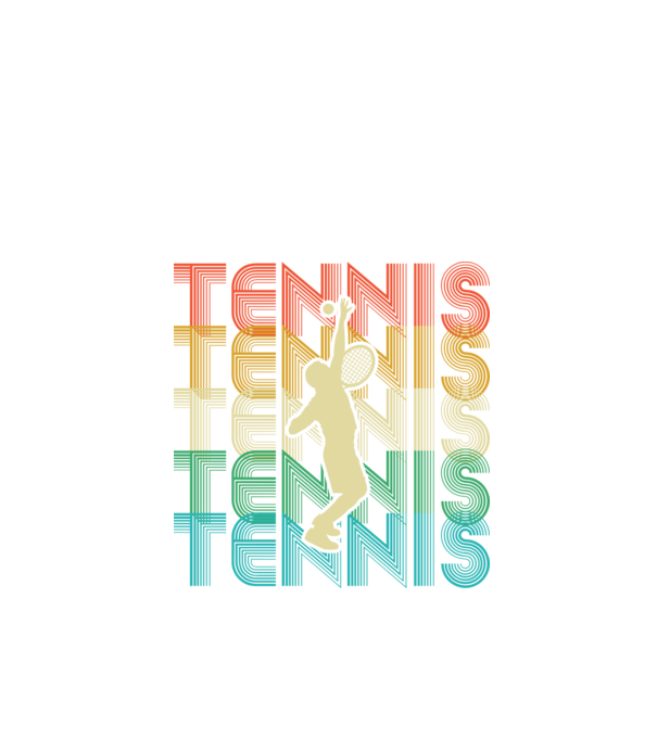 Tennis retro model negru pe tricou