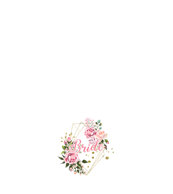 BRIDE roses floral model roz deschis pe tricou