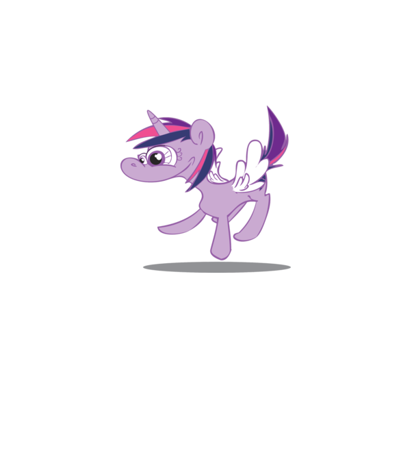 ugly my little pony model alb pe tricou